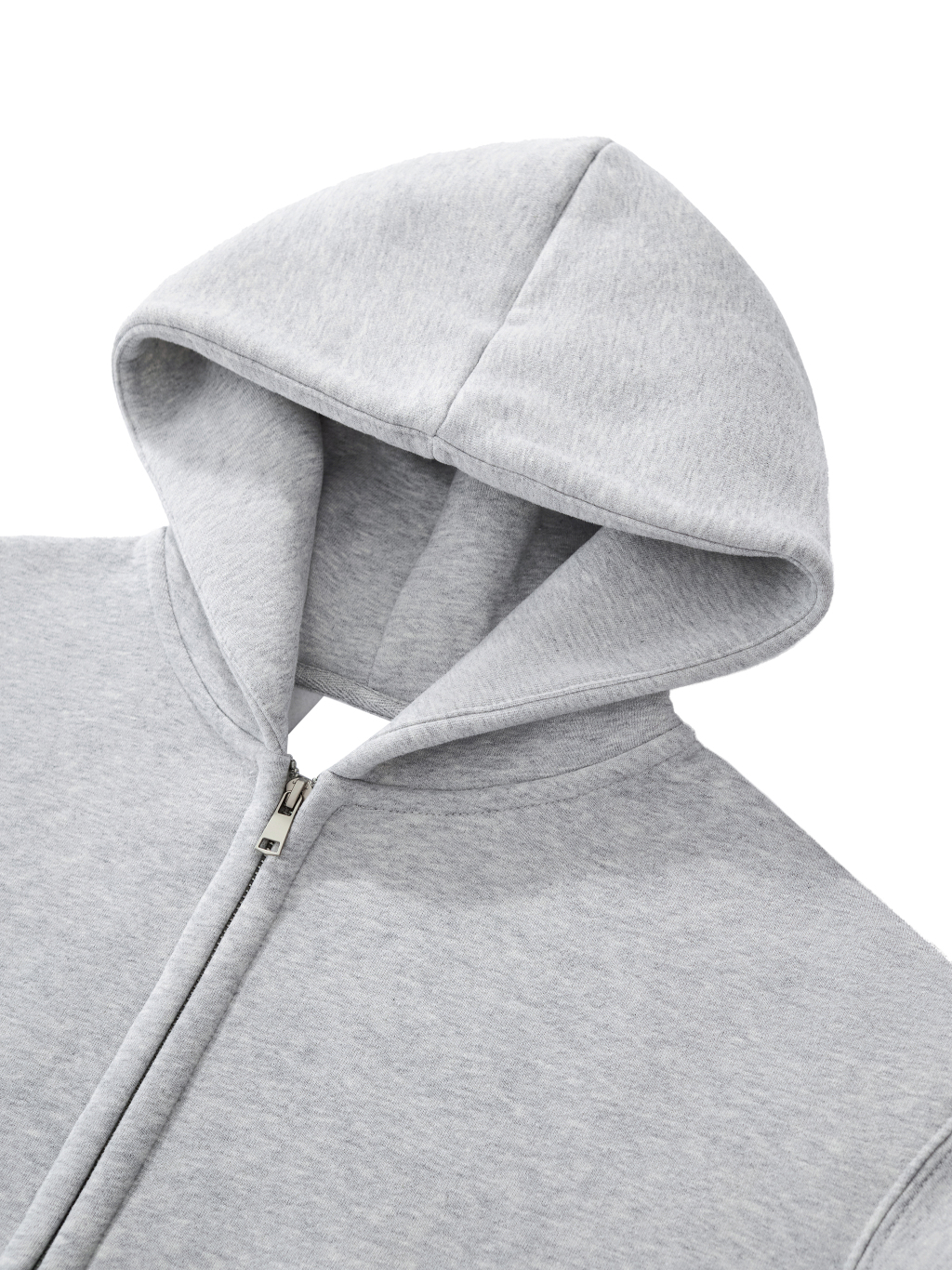 Cropped Zip-Up Fleece Hoodie – Essential Streetwear | Tapstitch-9